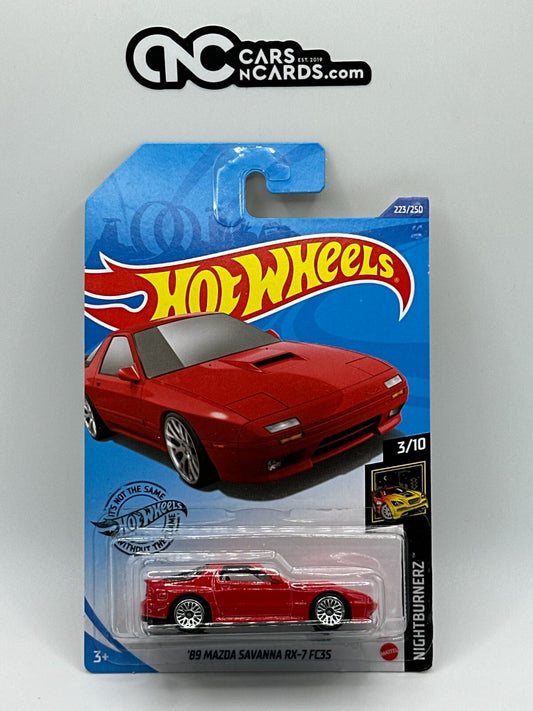 2020 Hot Wheels Nightburnerz 3/10 '89 Mazda Savanna RX-7 FC35 Red