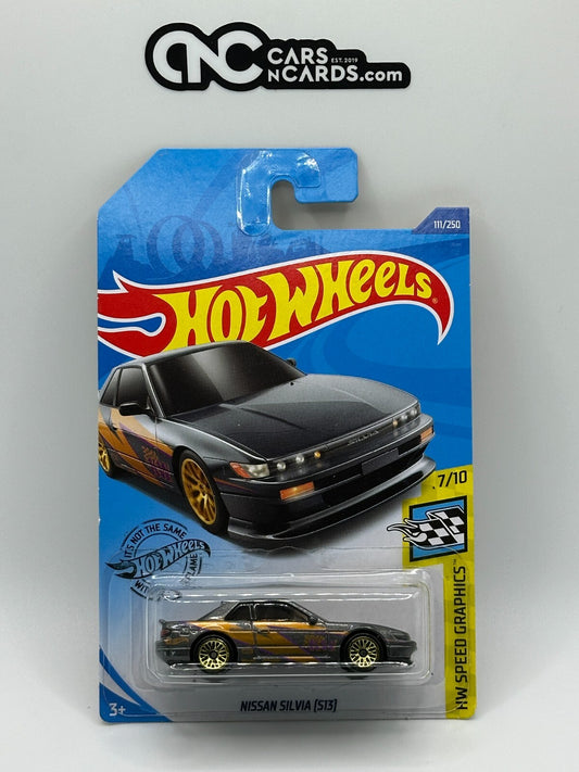 2020 Hot Wheels HW Speed Graphics 7/10 Nissan Silvia (S13) Gray