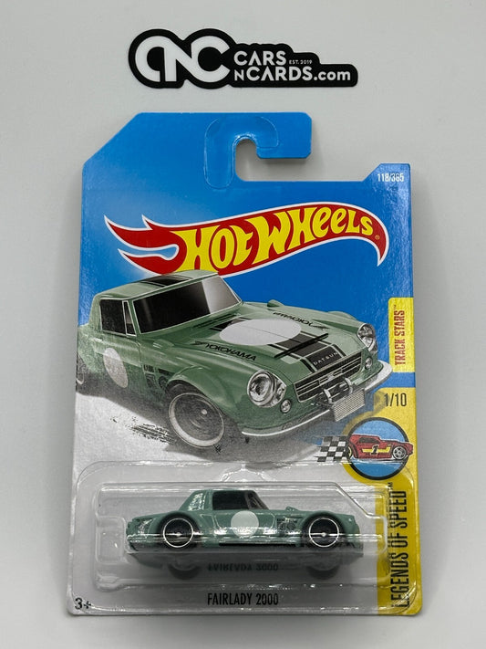 2017 Hot Wheels Legends of Speed 1/10 Datsun Fairlady 2000 Green