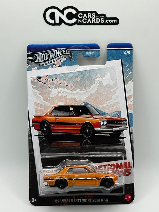 2025 Hot Wheels Silver Series National Icons 4/5 1971 Nissan Skyline 2000 GT-R