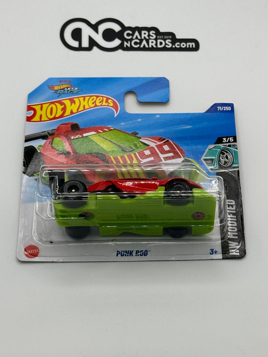 2025 Hot Wheels HW Modified 3/5 Punk Rod Red Short Card