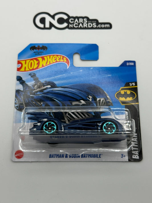 2025 Hot Wheels Batman 1/5 Batman & Robin Batmobile Short Card