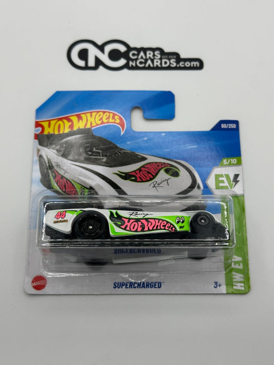 2025 Hot Wheels HW EV 5/10 Supercharged (Cracked Blister) Short Card