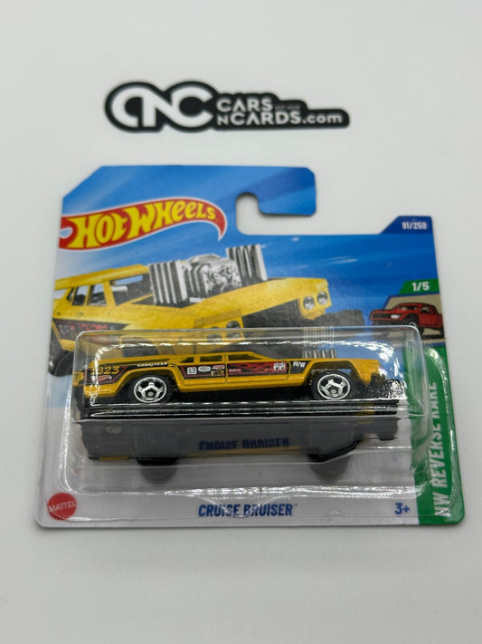 2025 Hot Wheels HW Reverse Rake 1/5 Cruise Bruiser Short Card