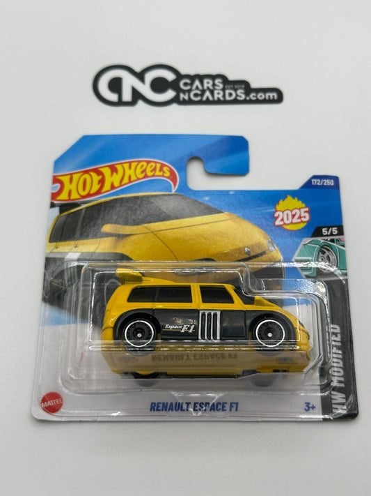 2025 Hot Wheels HW Modified 5/5 Renault Espace F1 Short Card