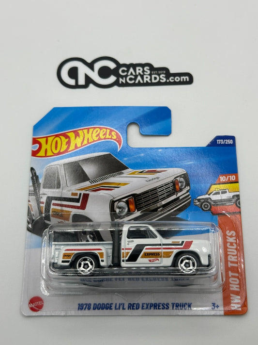 2025 Hot Wheels HW Hot Trucks 10/10 1978 Dodge Li'l Red Express Truck Short Card