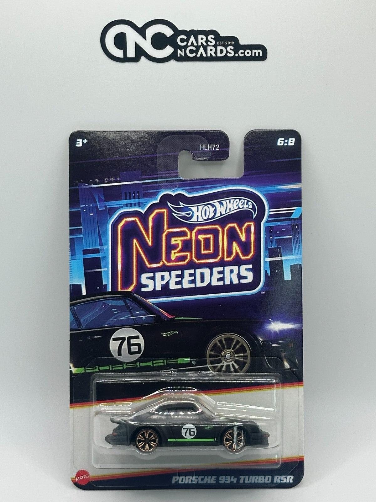 2025 Hot Wheels Neon Speeders 6/8 Porsche 934 Turbo RSR
