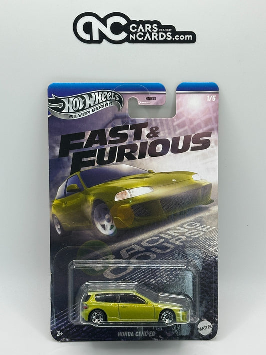 2025 Hot Wheels Silver Series Fast & Furious Racing Course 1/5 Honda Civic EG