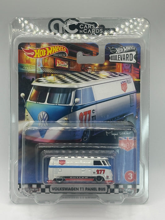 2020 Hot Wheels Premium Boulevard #3 Volkswagen T1 Panel Bus With Protector