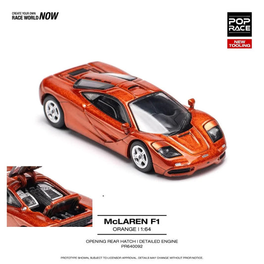 POPRACE 1:64 McLAREN F1 ORANGE PR640092