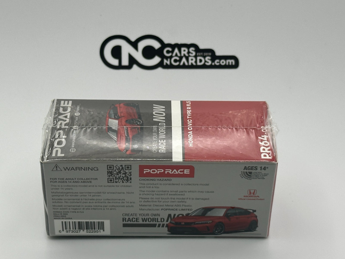 POPRACE 1:64 Honda Civic Type R FL5 RED PR640002