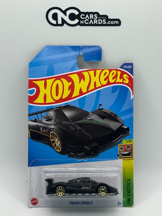 2022 Hot Wheels HW Exotics Pagani Zonda R Black (Card Damage)
