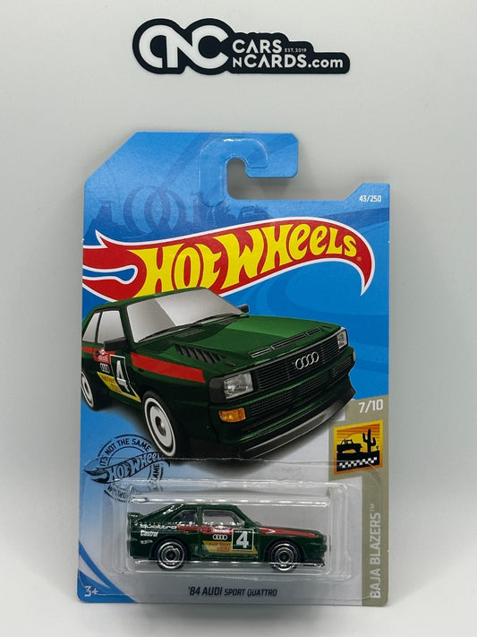2019 Hot Wheels Baja Blazers 7/10 '84 Audi Sport Quattro Green