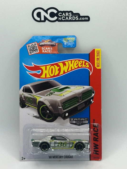 2015 Hot Wheels HW Race Zamac 011 '68 Mercury Cougar