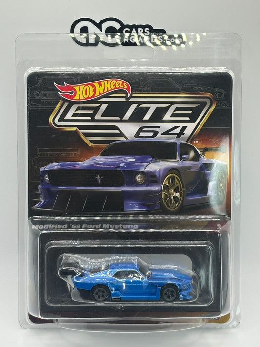 2024 Hot Wheels Elite64 #3 Modified '69 Ford Mustang With Protector
