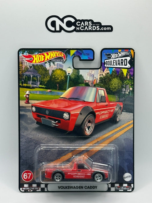 2023 Hot Wheels Premium Boulevard #67 Volkswagen Caddy Porsche Renndienst