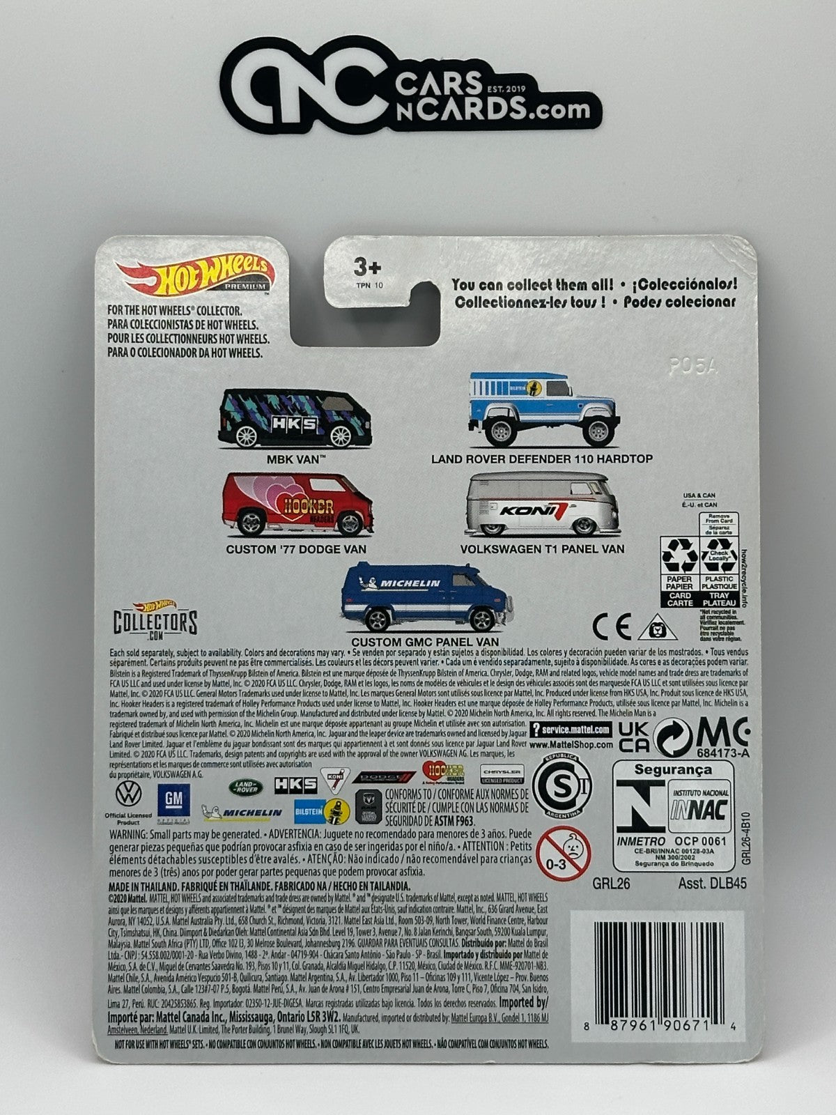 2021 Hot Wheels Premium Pop Culture 77 Dodge Van Hooker Headers (Bent Corner)