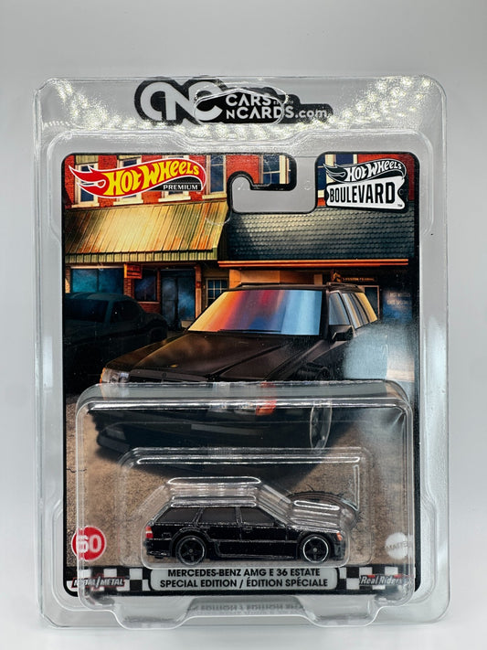 2022 Hot Wheels Premium Boulevard #60 Mercedes-Benz AMG E36 With Protector