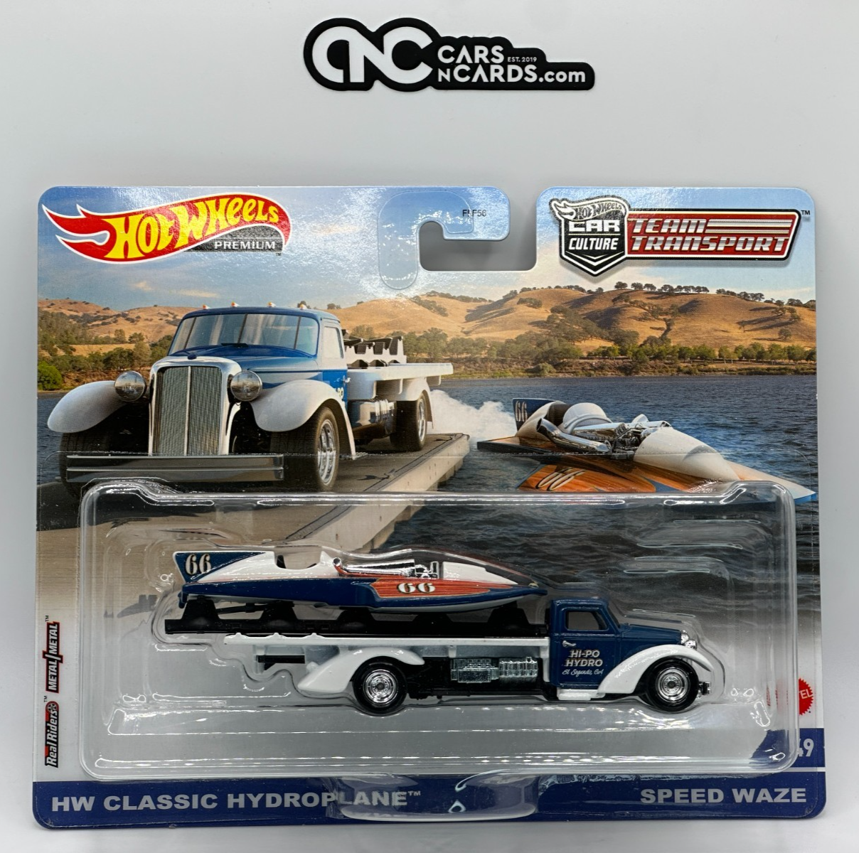 2022 Hot Wheels Premium Team Transport #49 HW Classic Hydroplane Speed Waze