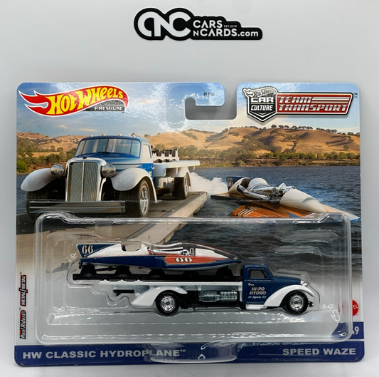 2022 Hot Wheels Premium Team Transport #49 HW Classic Hydroplane Speed Waze