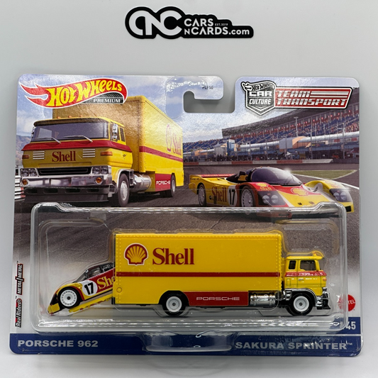 2022 Hot Wheels Premium Team Transport #45 Porsche 962 Sakura Sprinter Shell