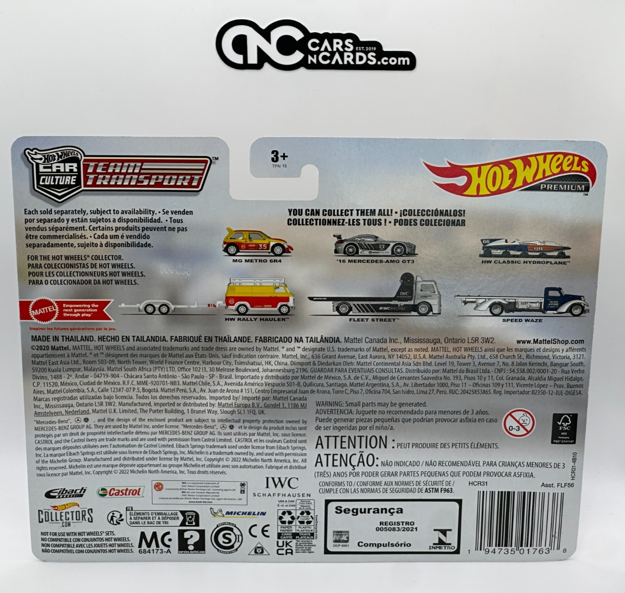 2022 Hot Wheels Premium Team Transport #49 HW Classic Hydroplane Speed Waze