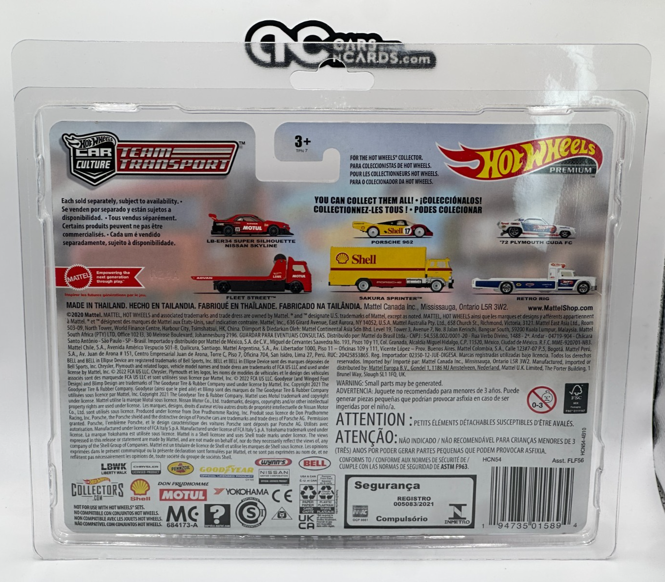 2022 Hot Wheels Premium Team Transport #44 R34 Super Silhouette Nissan Skyline