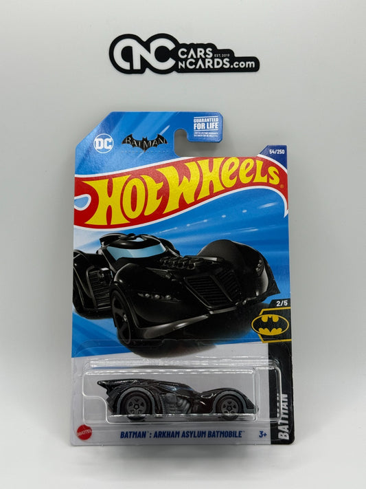 2025 Hot Wheels Batman 2/5 Batman : Arkham Asylum Batmobile Black
