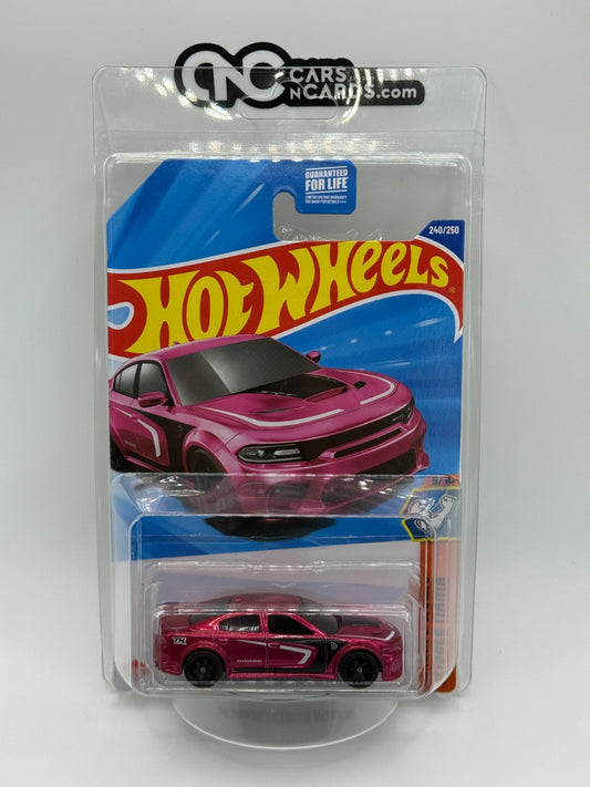 2025 Hot Wheels Super Treasure Hunt '20 Dodge Charger Hellcat With Protector