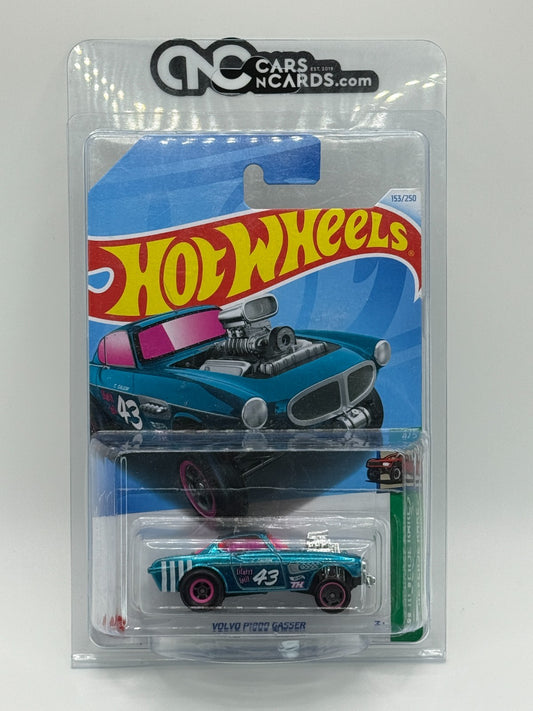 2024 Hot Wheels Super Treasure Hunt Volvo P1800 Gasser With Protector