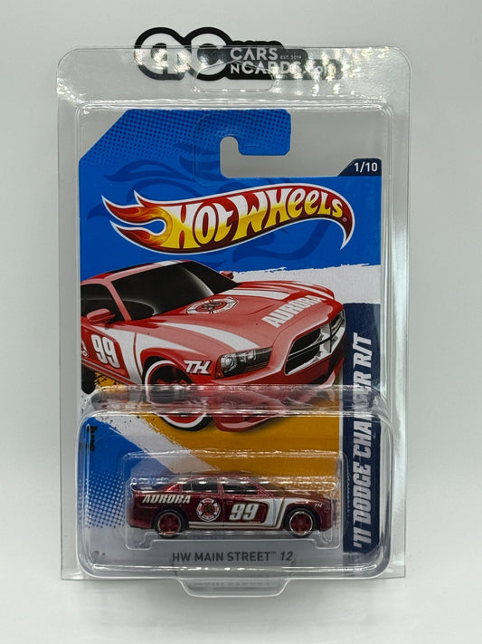 2012 Hot Wheels Super Treasure Hunt '11 Dodge Charger R/T With Protector