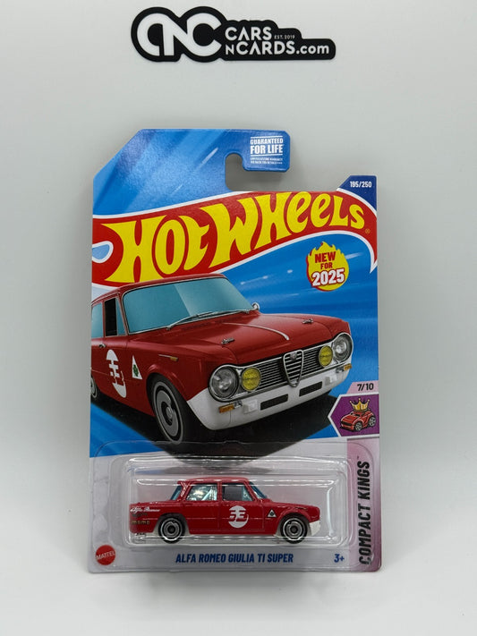 2025 Hot Wheels Compact Kings 7/10 Alfa Romeo Giulia TI Super