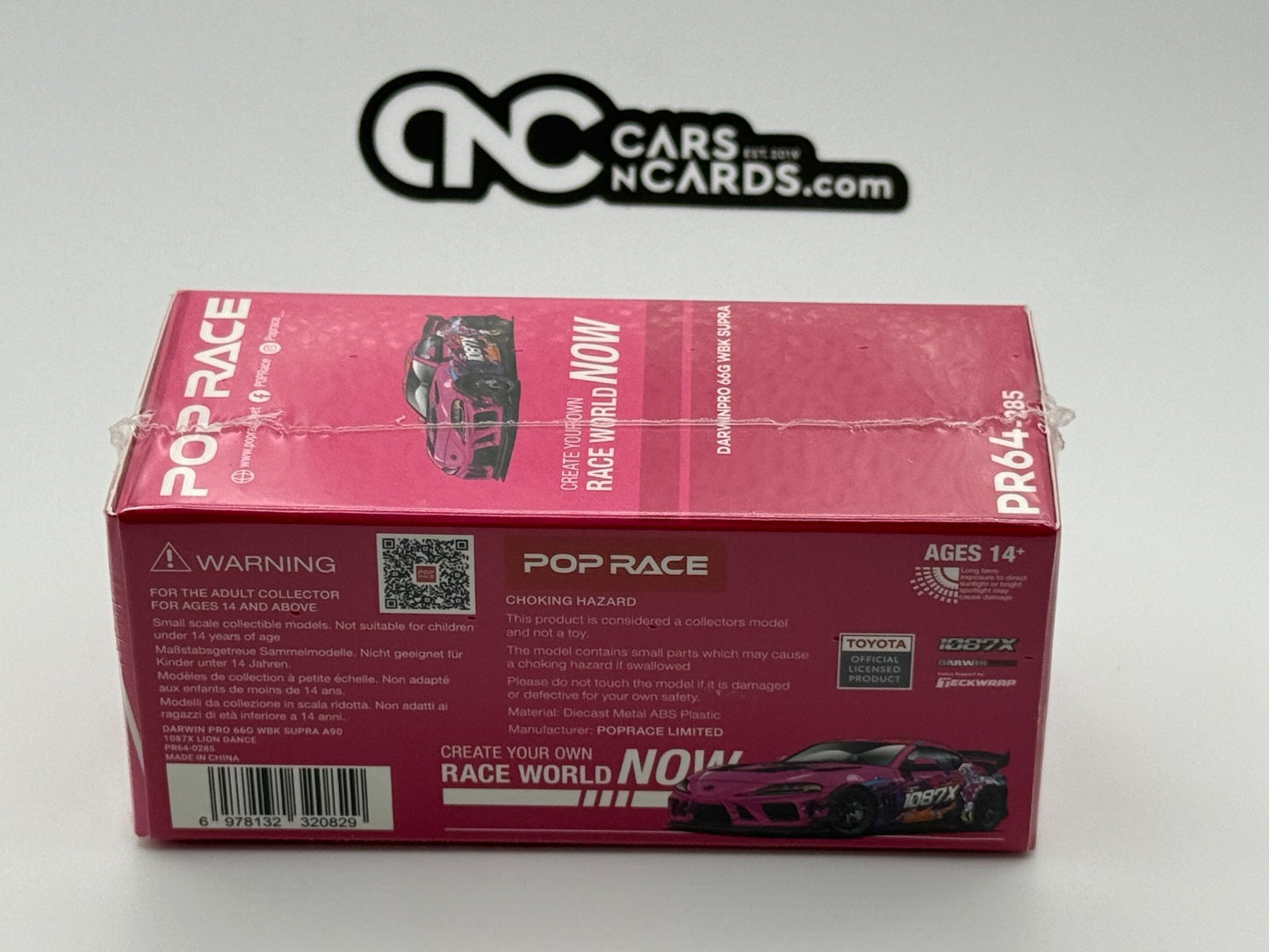 POPRACE 1:64 DARWIN PRO 66G WBK SUPRA (A90) - 1087X LION DANCE PR640
