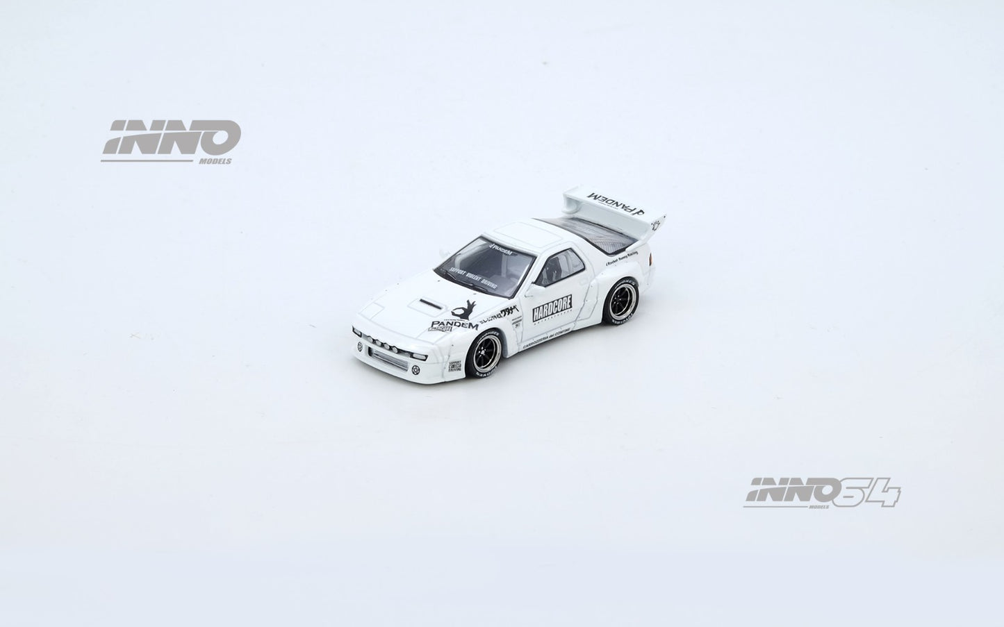 INNO64 1:64 MAZDA RX7 (FC3S) "PANDEM AERO" Widebody Kit IN64-RX7FCP-WHI1