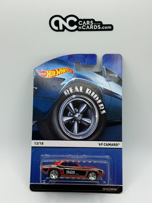 2015 Hot Wheels Real Riders Series 13/18 '69 Camaro