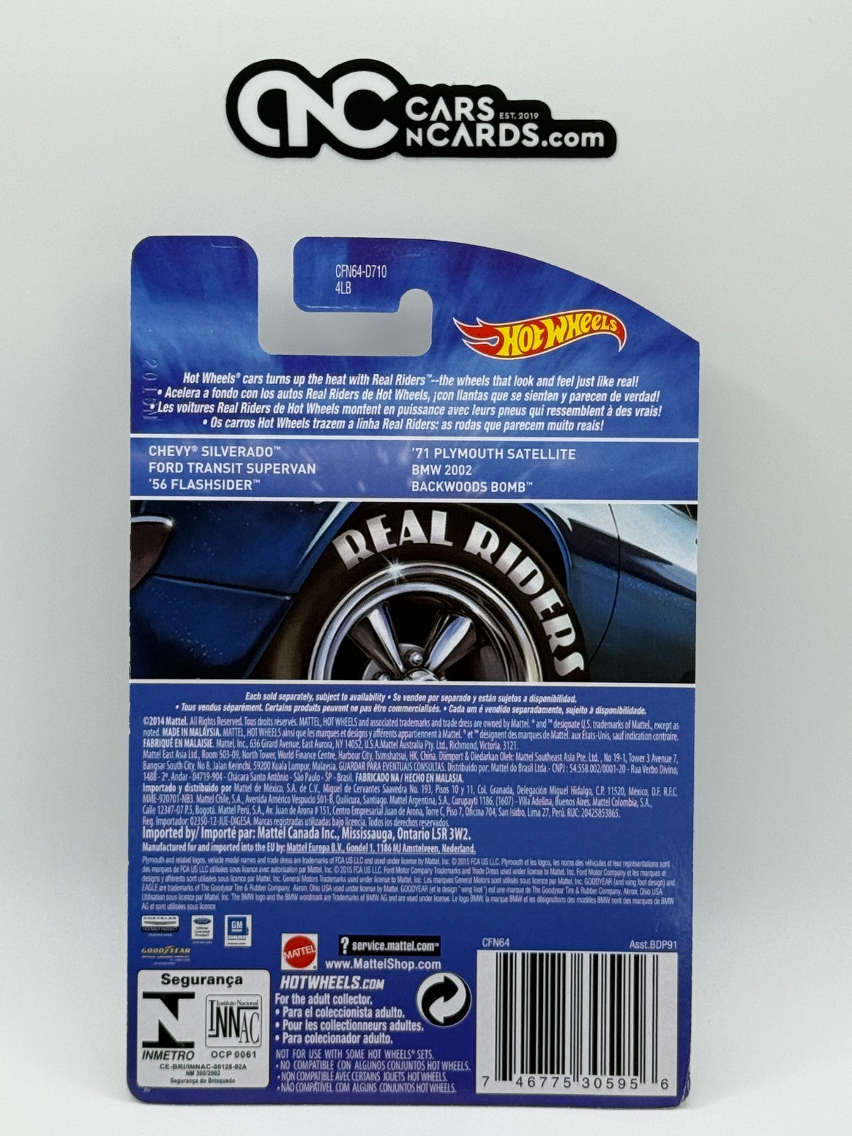 2015 Hot Wheels Real Riders Series 11/18 BMW 2002 With Protector