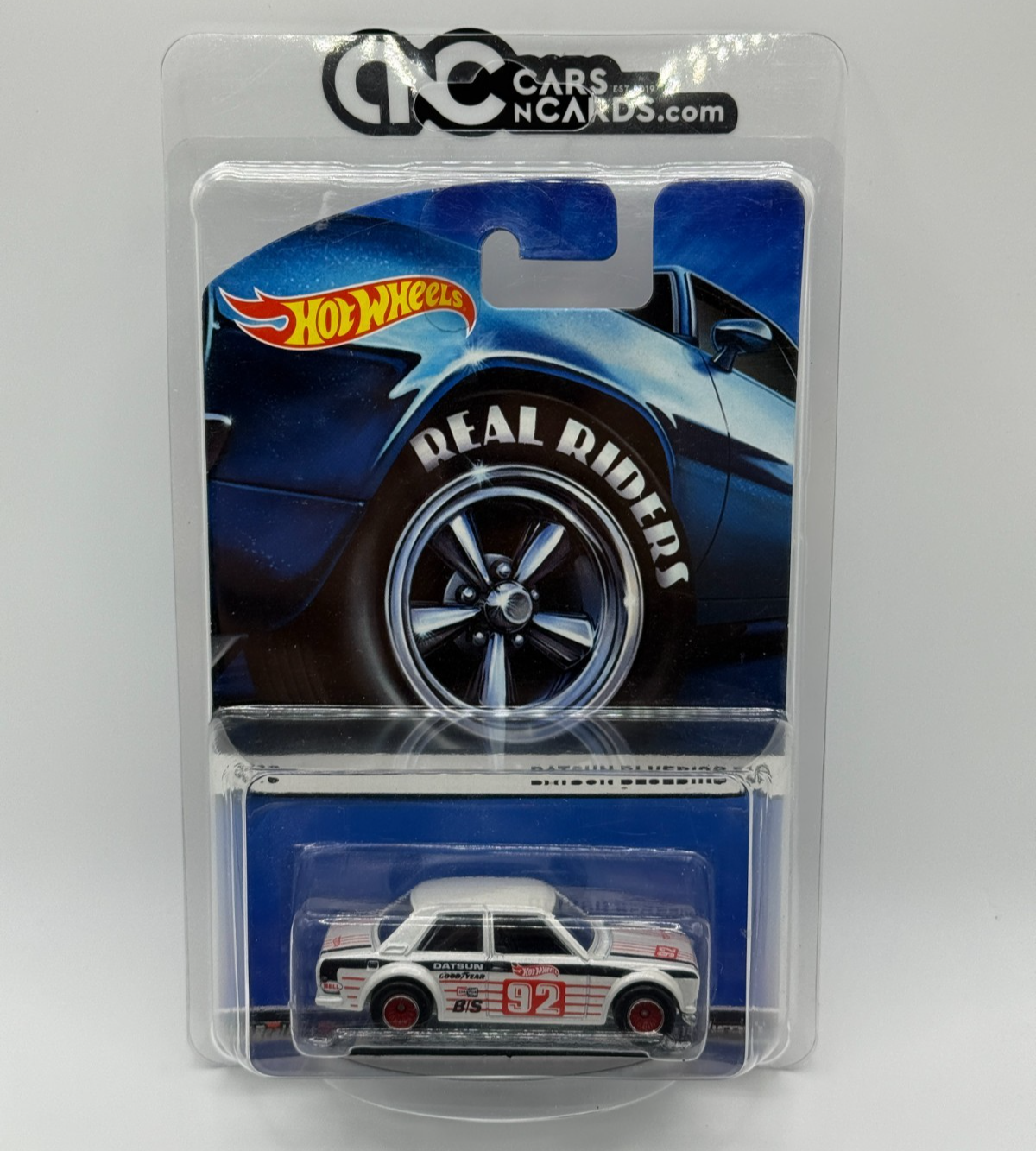 2015 Hot Wheels Real Riders Series 4/18 Datsun Bluebird 510 With Protector
