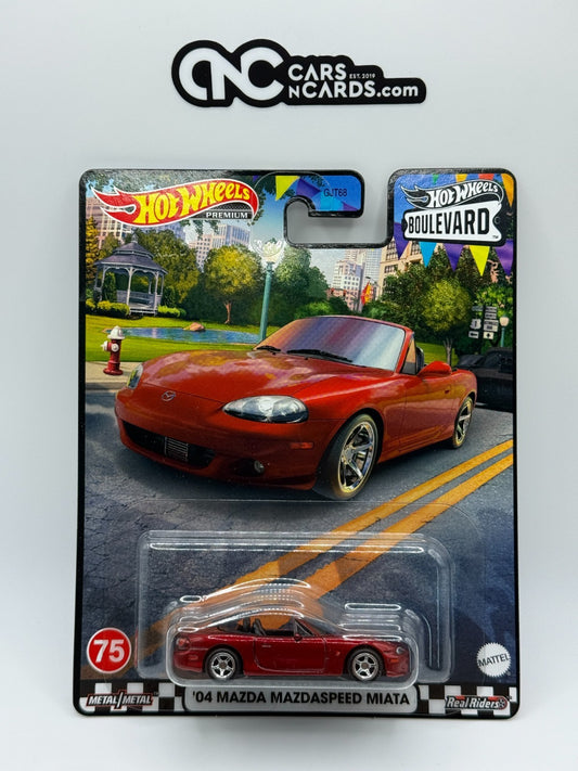 2023 Hot Wheels Premium Boulevard #75 '04 Mazda Mazdaspeed Miata
