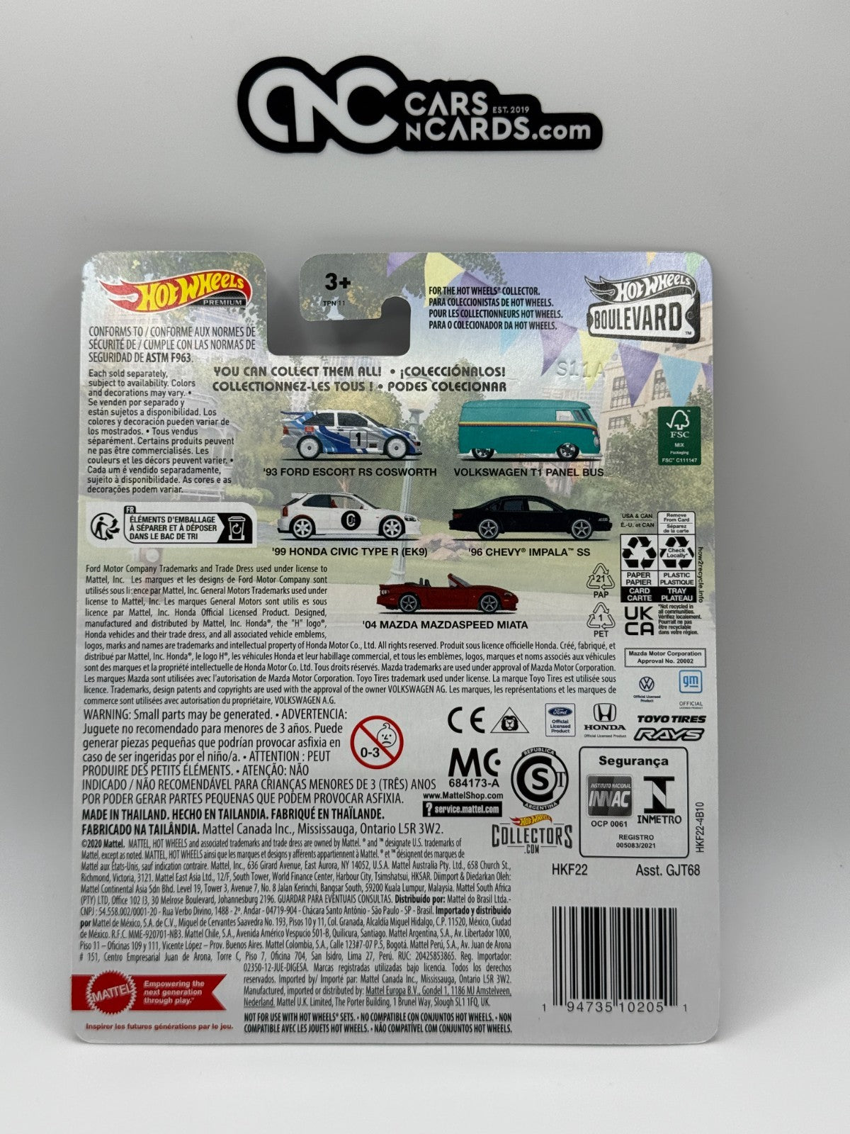 2023 Hot Wheels Premium Boulevard #75 '04 Mazda Mazdaspeed Miata