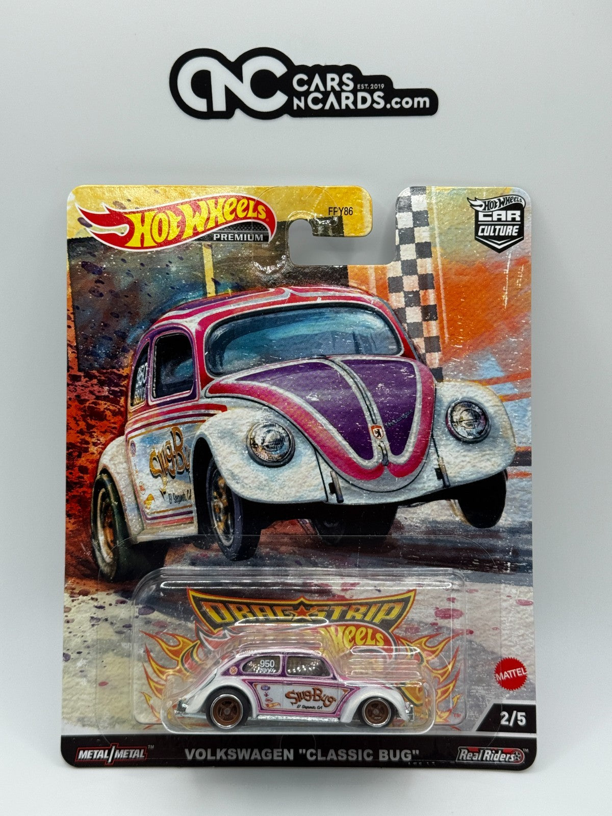 2023 Hot Wheels Premium Car Culture Dragstrip Demons 4/5 Volkswagen Classic Bug