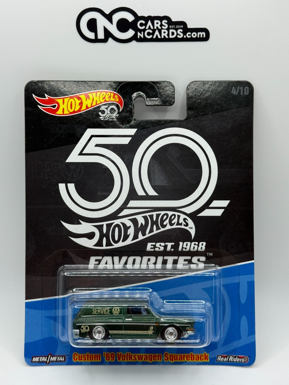 2018 Hot Wheels Premium 50th Anniversary 4/10 Custom '69 Volkswagen Squareback