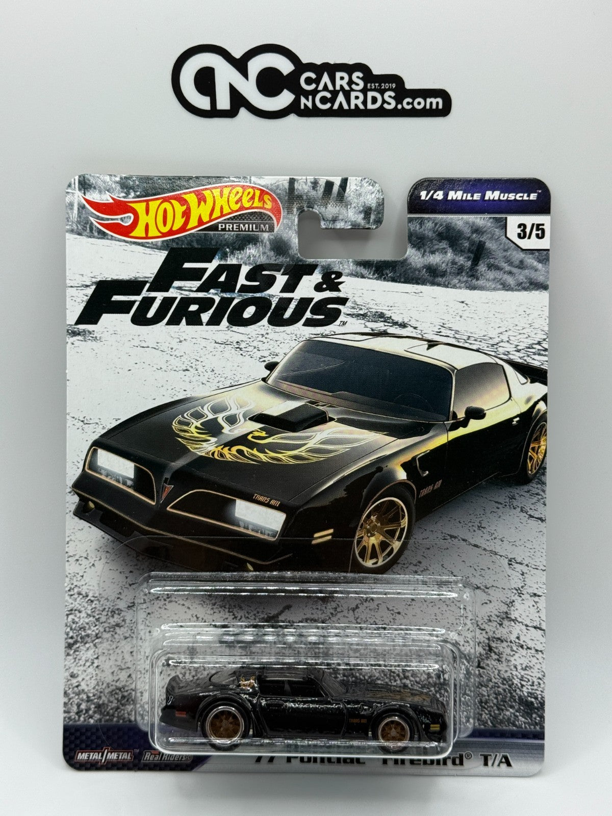 2019 Hot Wheels Premium Fast & Furious 1/4 Mile Muscle Full Set of 5 Cars