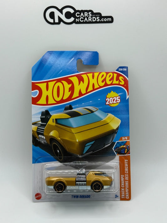 2025 Hot Wheels Track Champs 3/5 Twin Dorado