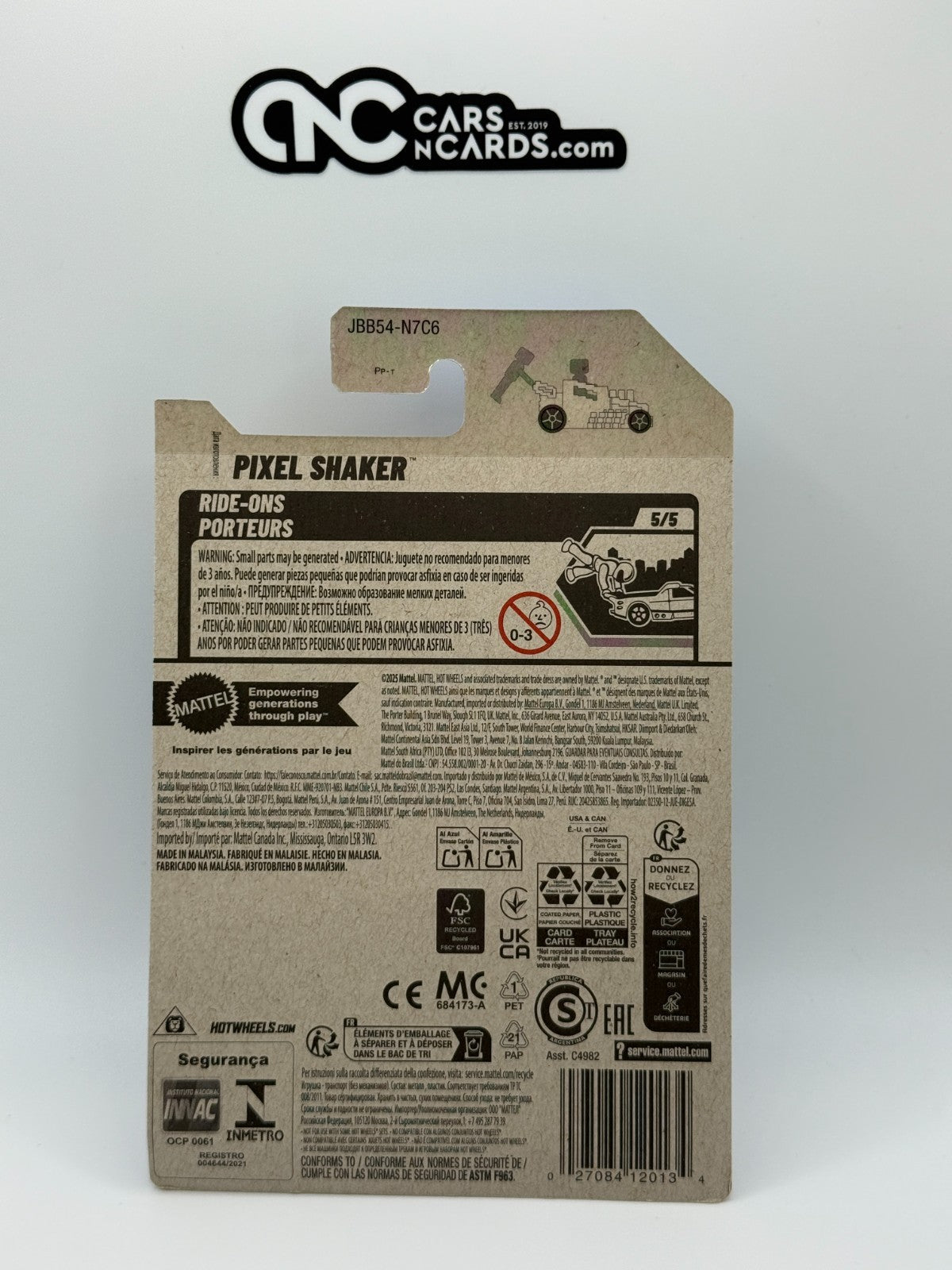 2025 Hot Wheels Ride-Ons 5/5 Pixel Shaker