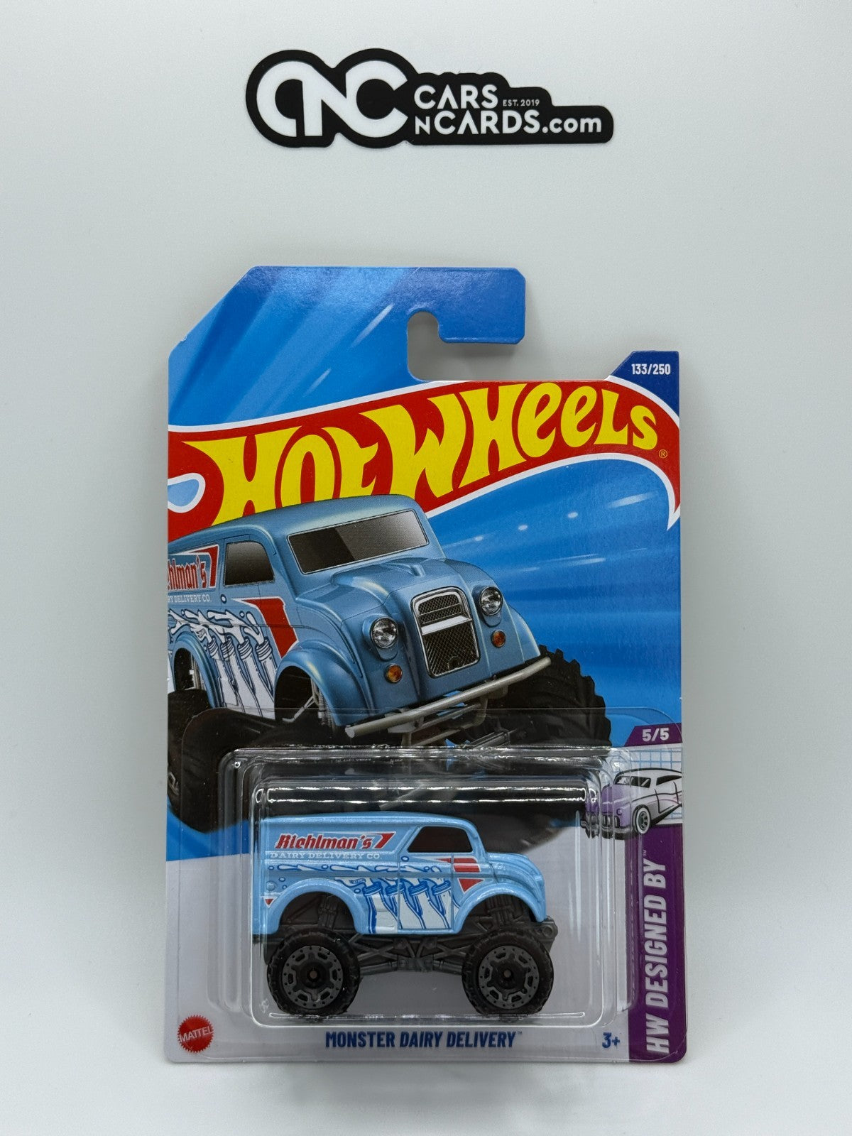 2025 Hot Wheels HW Designed By 5/5 Monster Dairy Delivery