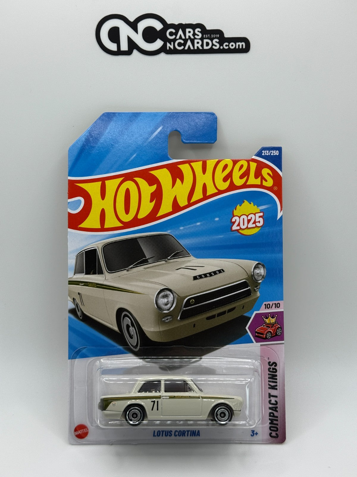 2025 Hot Wheels Compact Kings 10/10 Lotus Cortina