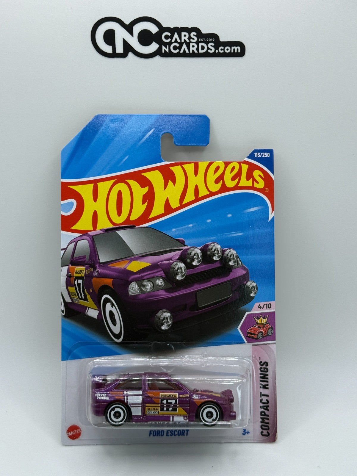 2025 Hot Wheels Compact Kings 4/10 Ford Escort Purple