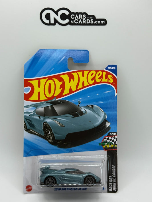 2025 Hot Wheels Race Day 5/10 2020 Koenigsegg Jesko Blue