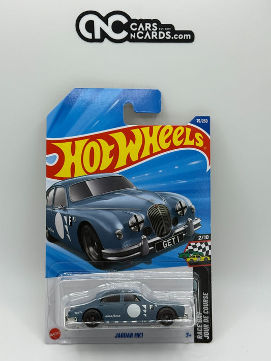 2025 Hot Wheels Race Day 2/10 Jaguar MK1 Blue