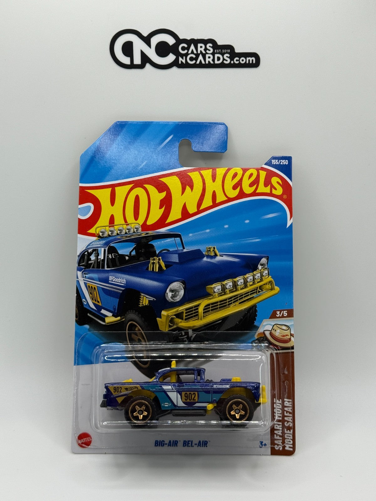 2025 Hot Wheels Safari Mode 3/5 Big-Air Bel-Air Blue